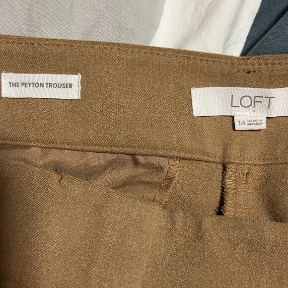 Women's Loft Peyton Wide Leg Trouser - Picture 3 of 3